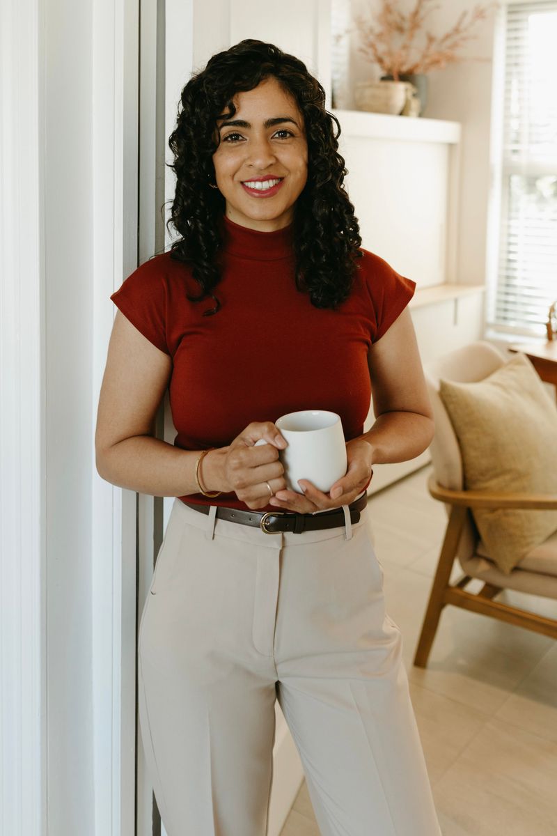 Tracy in doorway